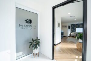 Entryway to Precision Dental Group Reflect Strong Healthcare Branding